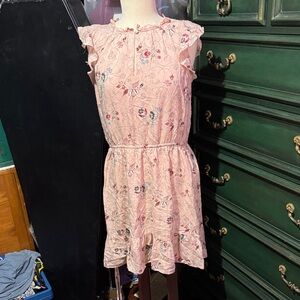 LOFT Pink Floral Kids Dress